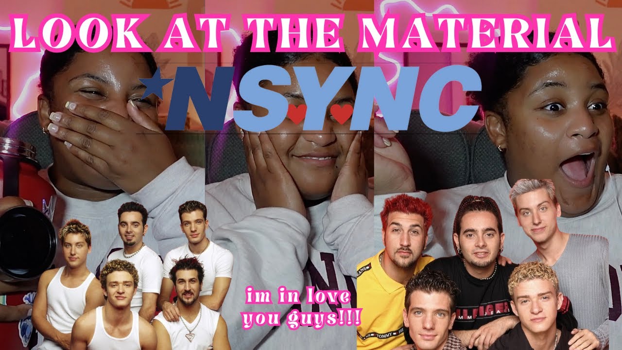LOOK AT THE MATERIAL: REACTING TO LIVE NSYNC PERFORMANCES (yes again)  🤪