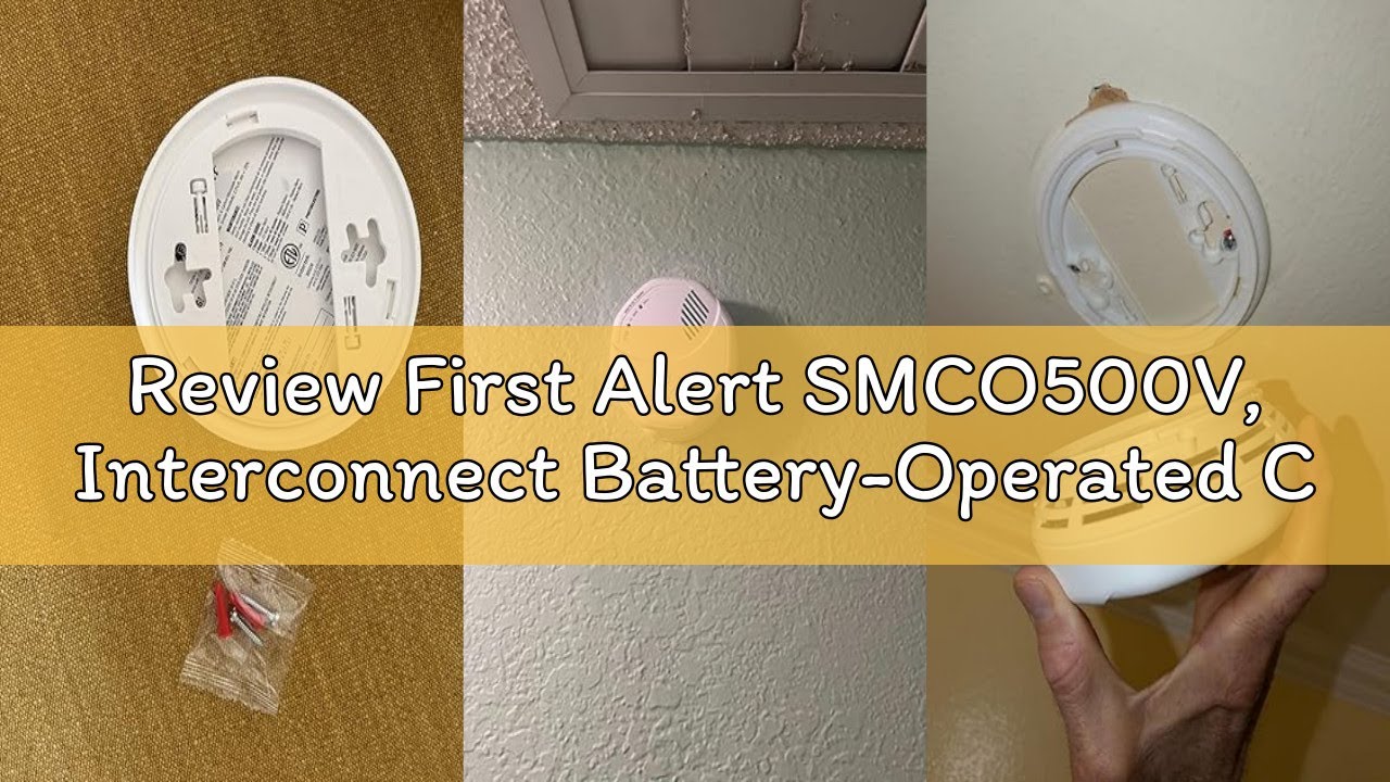 Review First Alert SMCO500V, Interconnect Battery-Operated Combination Smoke & Carbon Monoxide Alarm