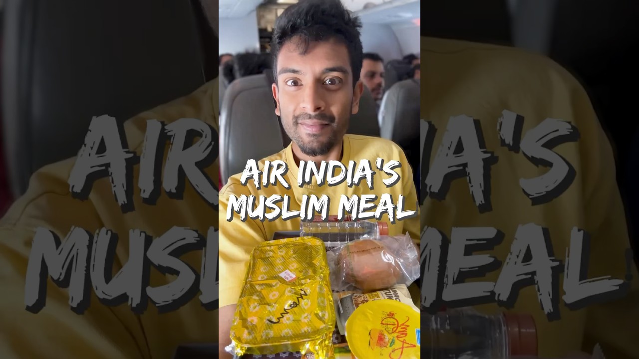 Special Muslim & Jain Meals on Air India! 🍽️✈️