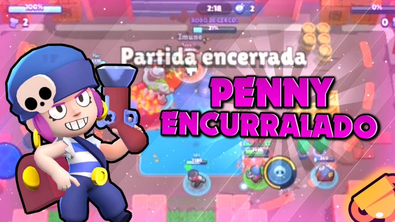 JOGUEI DE PENNY ( ROUBAD&Iacute;SSIMA ) NO ENCURRALADOS! - BRAWL STARS