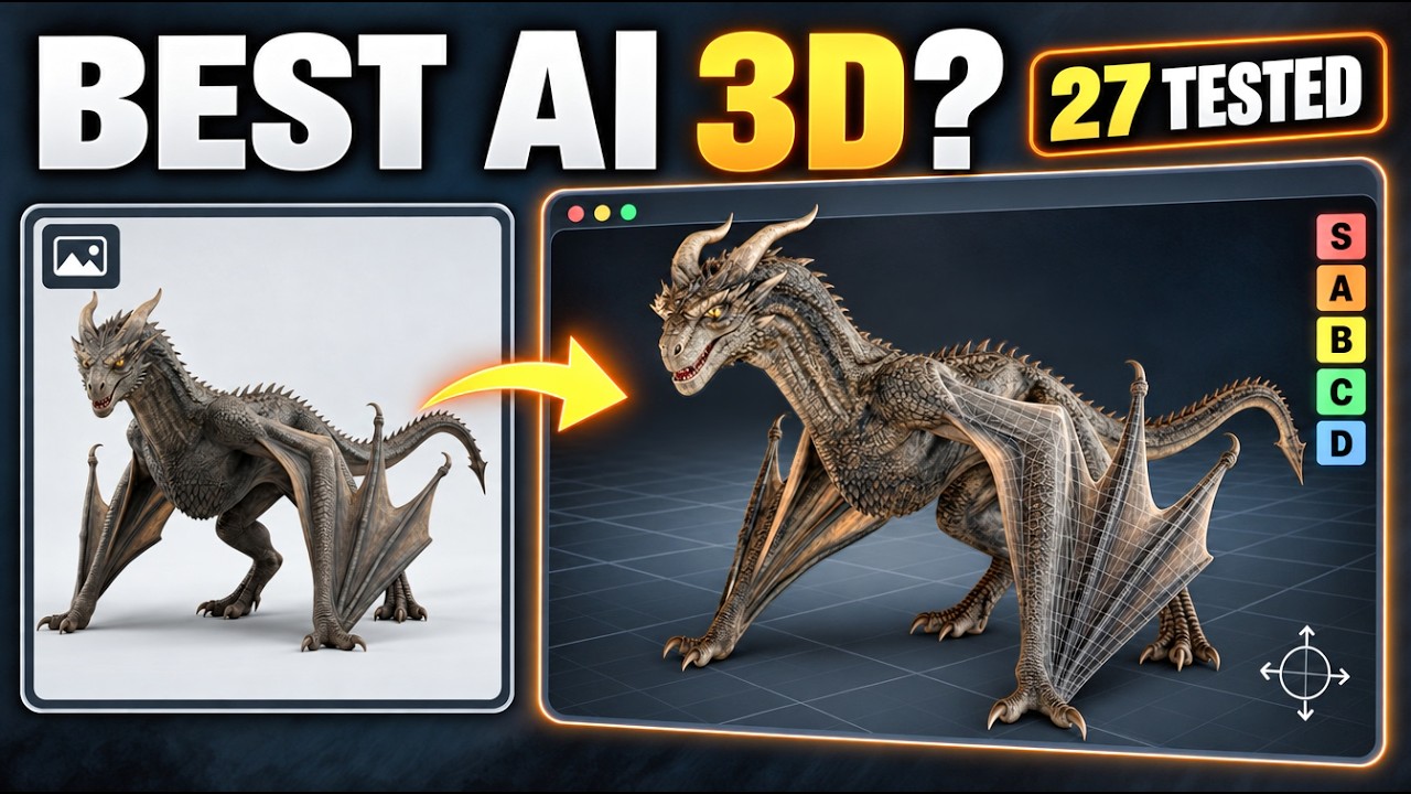 Best AI 3D MODELS Generators 2026: Meshy vs Tripo vs Hunyuan (27 RANKED)