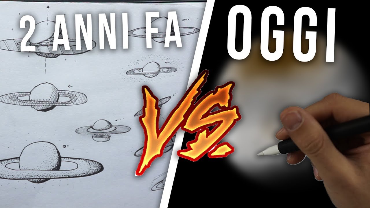 RIFACCIO I MIEI VECCHI DISEGNI: i Pianeti! - iPad Pro