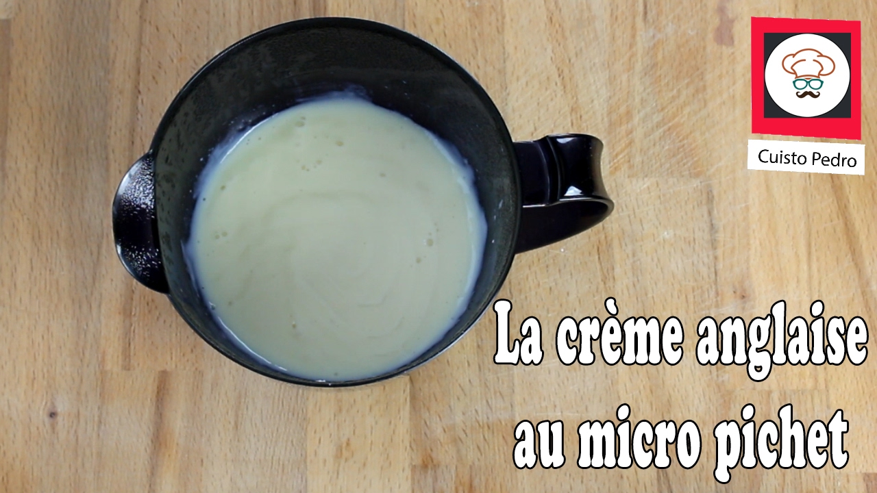 Recette express crème anglaise micro pichet tupperware