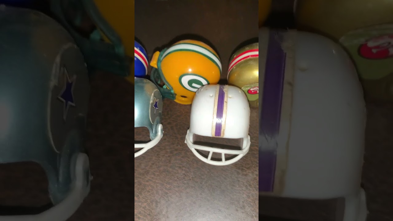 My mini football helmet collection