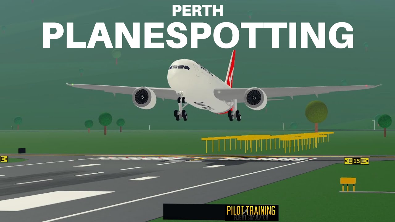 Planespotting at Perth in PTFS (realistic) 🇦🇺✈️