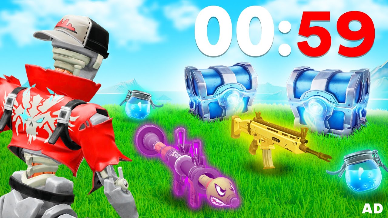 The 60 SECONDS TO LOOT Challenge in Fortnite!