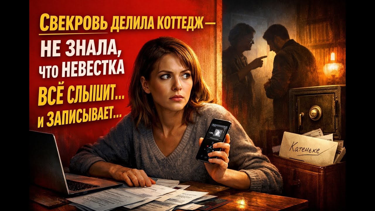 Свекровь делила коттедж — не знала, что невестка всё слышит...и записывает..