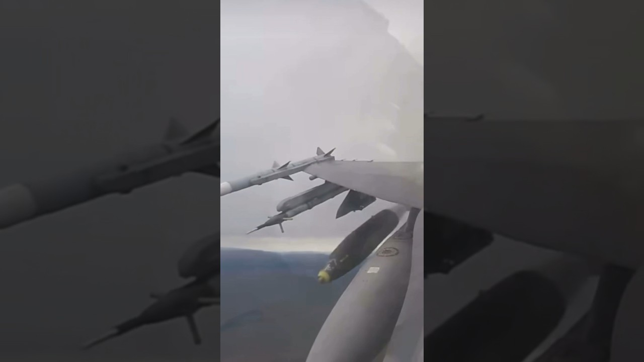 F16 Fighter Jet Dropping a Bomb With EPIC Explosion! 💥🔥🤯 #f16
