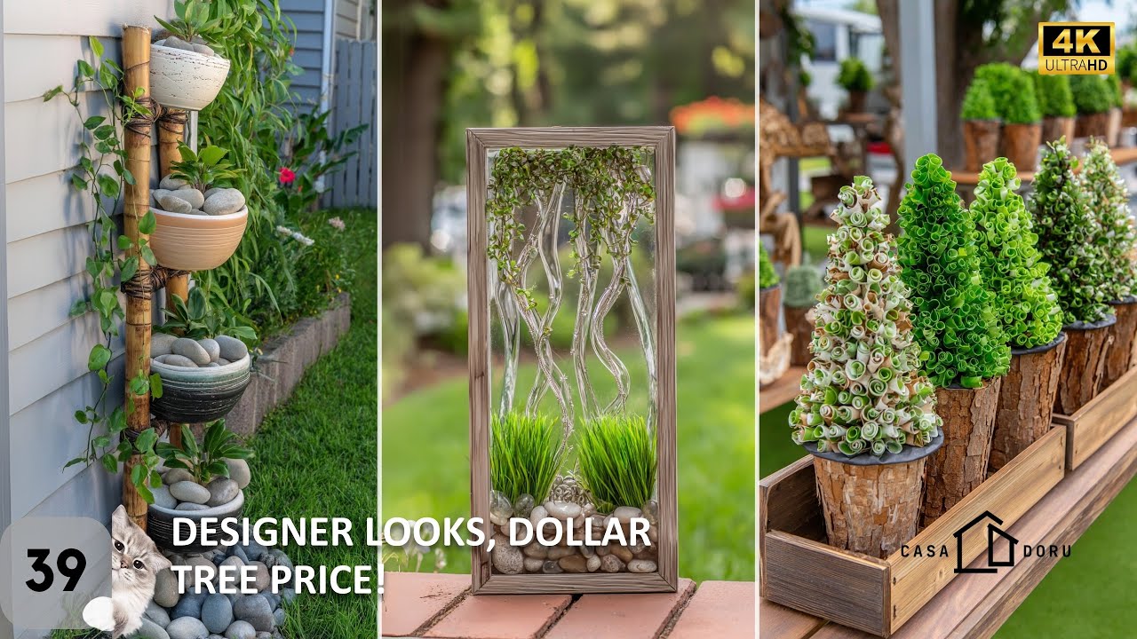 🤑 EASY! GENIUS Pottery Barn DUPES! ♻️ DIYs Garden Decor from Dollar Tree HACKS! 💲