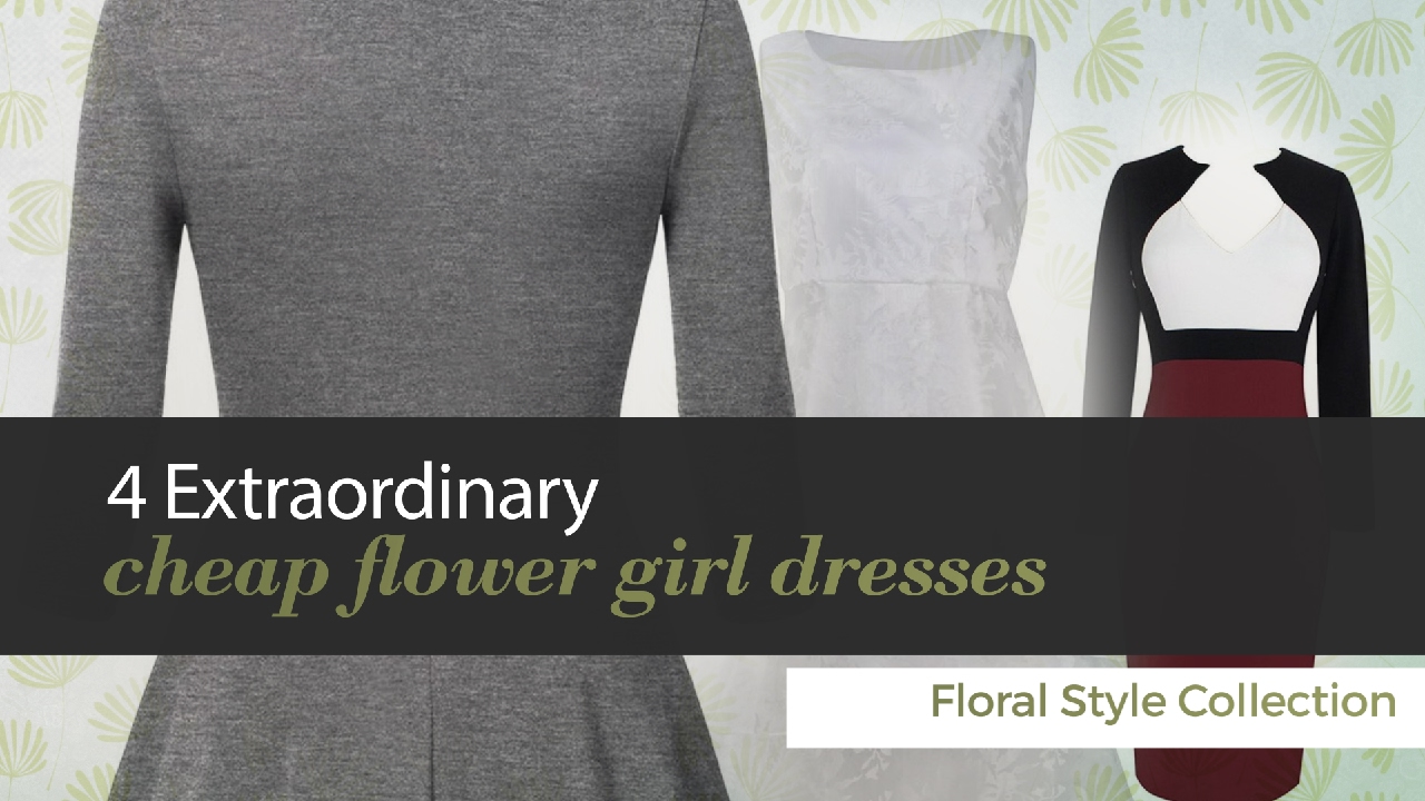 4 Extraordinary cheap flower girl dresses Floral Style Collection