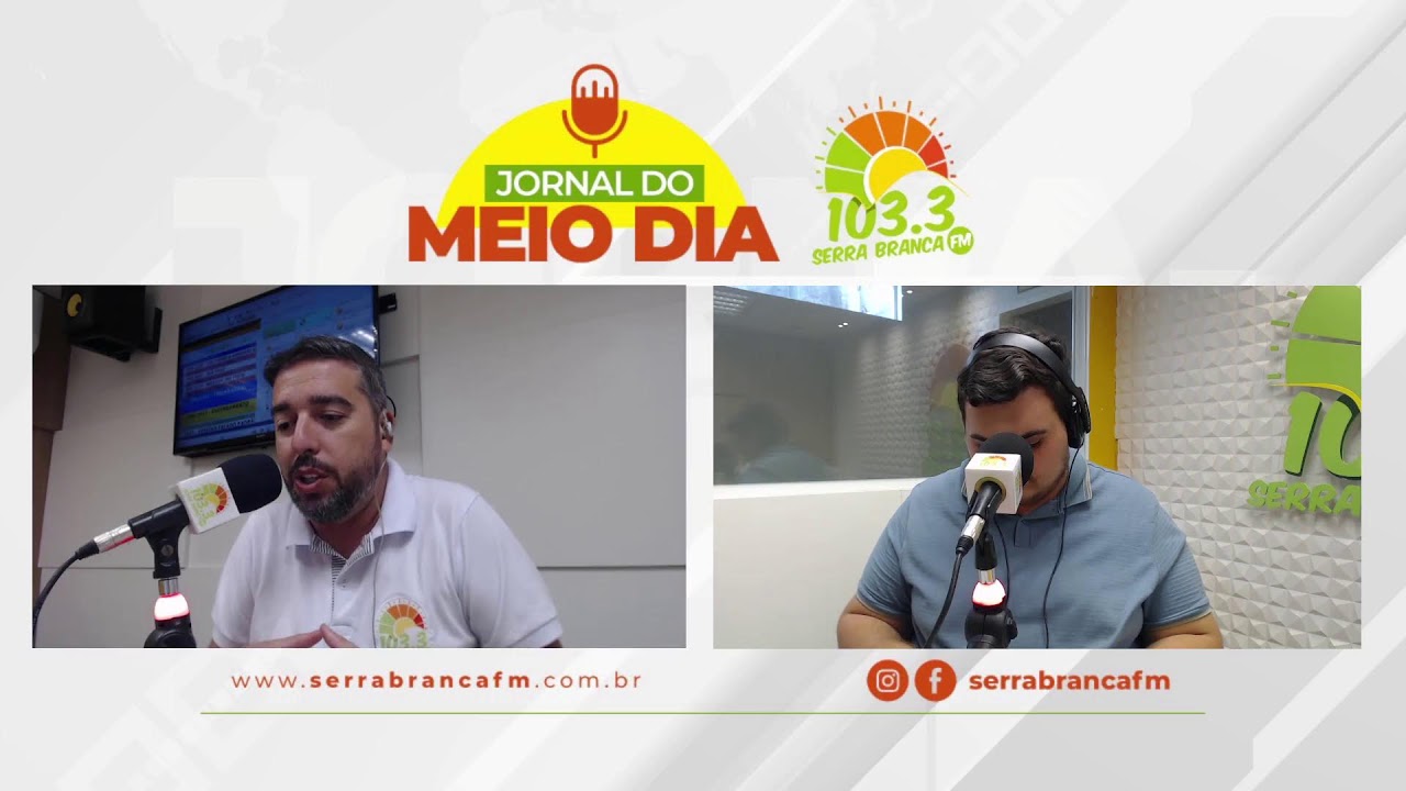 AO VIVO - JORNAL DO MEIO DIA (SERRA BRANCA FM) 21/01/2026