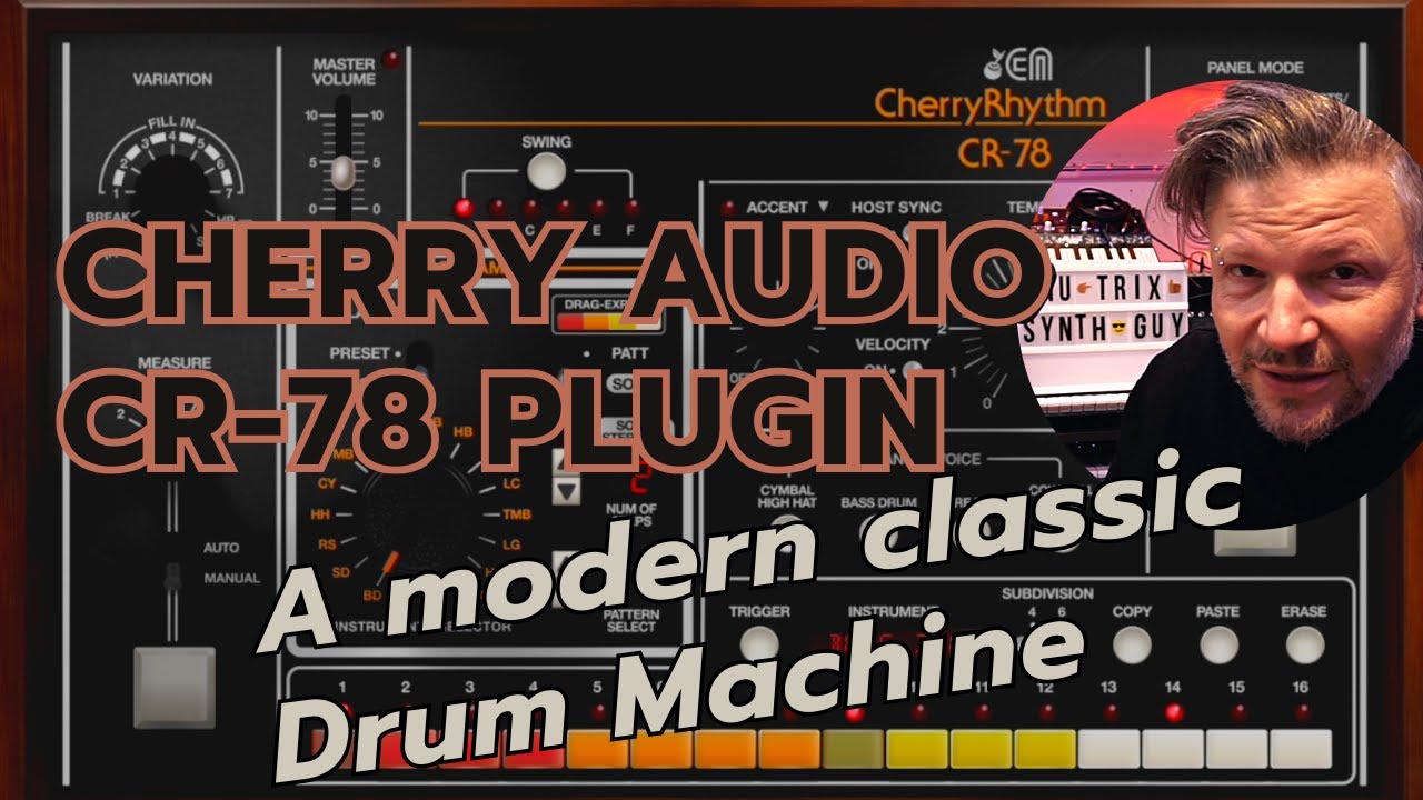 CR-78 from @CherryAudiovst  , a modern classic Drum machine #plugin