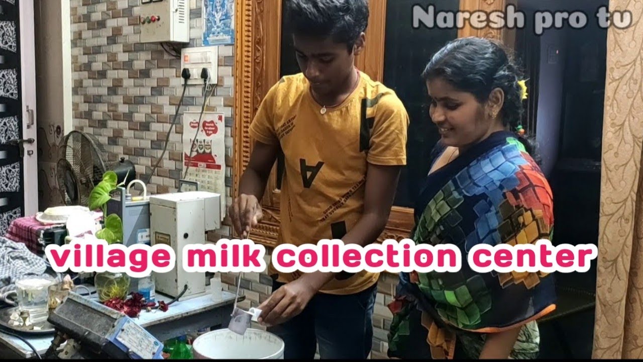 village milk collection center| పాల కేంద్రంలో Fatఎలా తీస్తారు|milk collection in village|nareshprotv