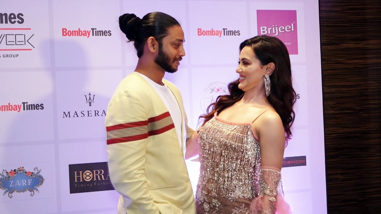 Lovebirds Sana Khan And Melvin Louis At Bombay Times Fashion Week Spring Summer 2019