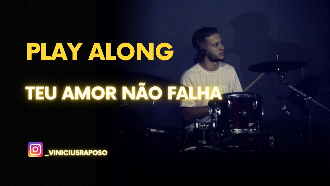 Teu Amor Não Falha - Play Along Gospel - Sem Bateria #playalong #gospel #drummer