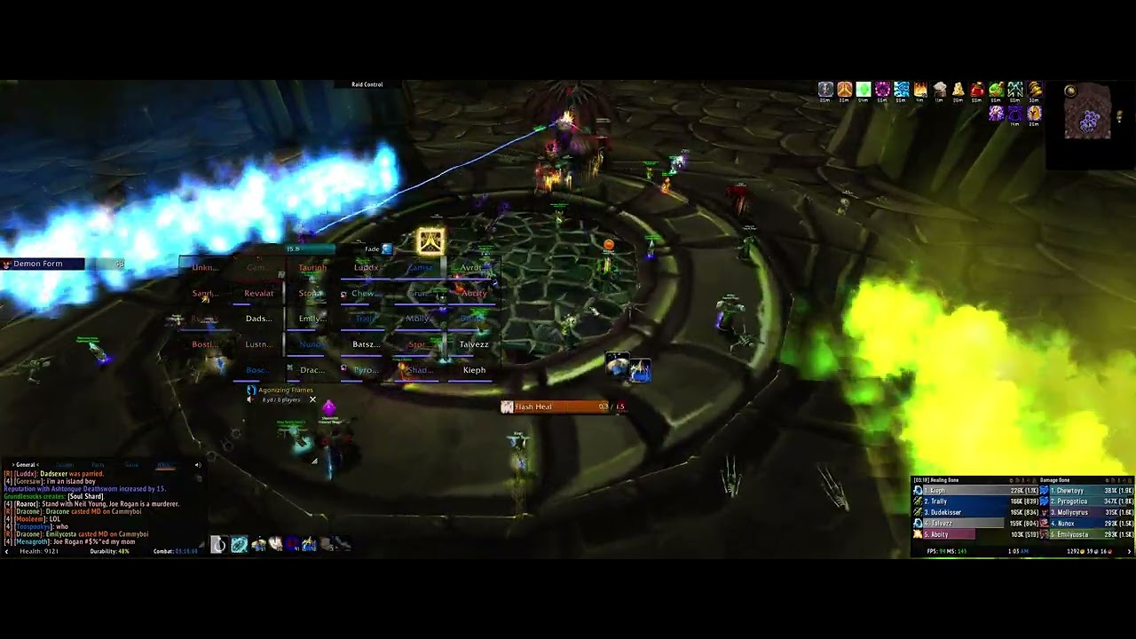 Illidan - Black Temple TBC Classic - Internet Thugs - IDS Holy Priest POV