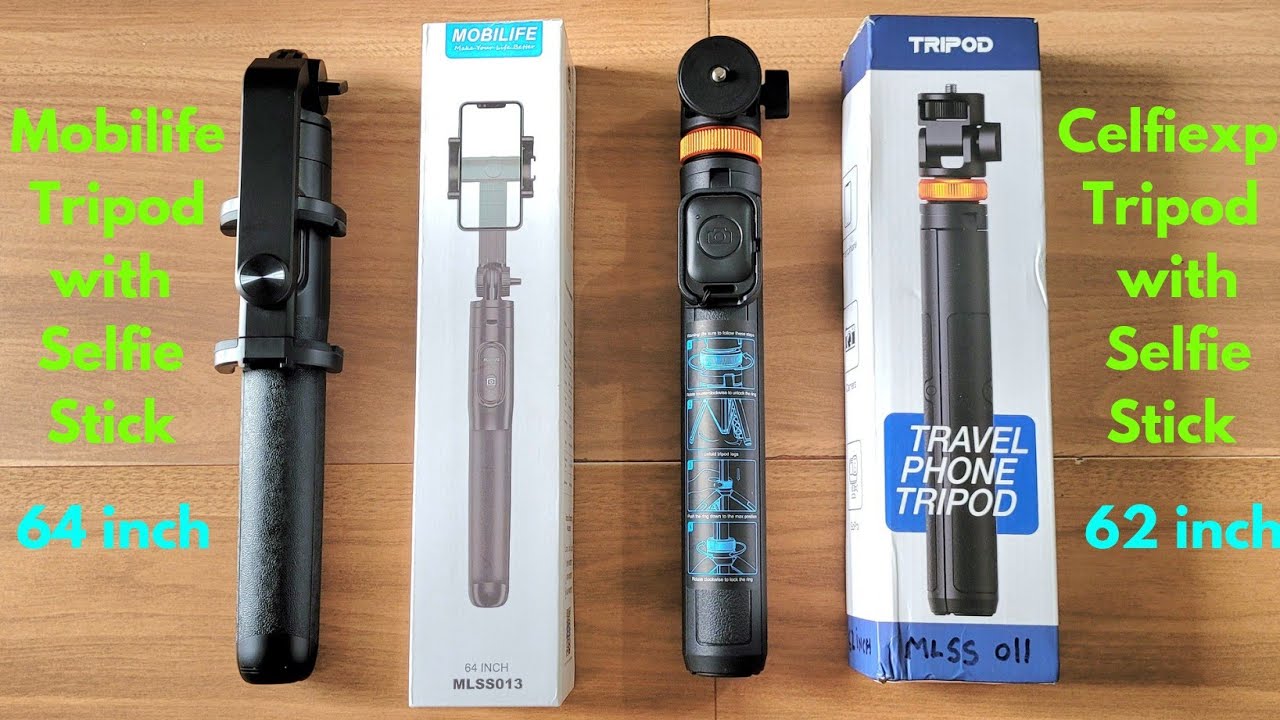 Mobilife Tripod Selfie Stick Vs Celfiexpt Tripod Selfie Stick Full Review And Comparison #viralvideo