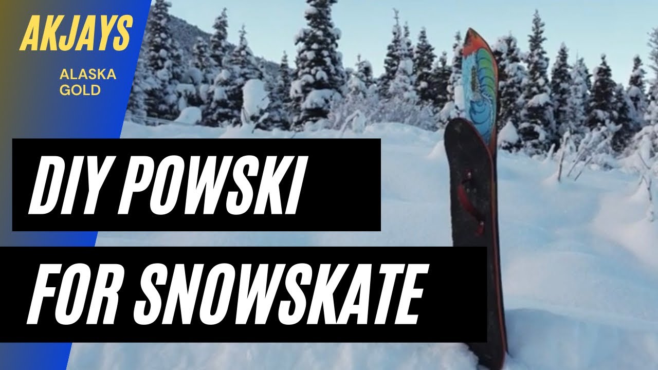 #DIY #powski for #snowskate Alaska surf alaska