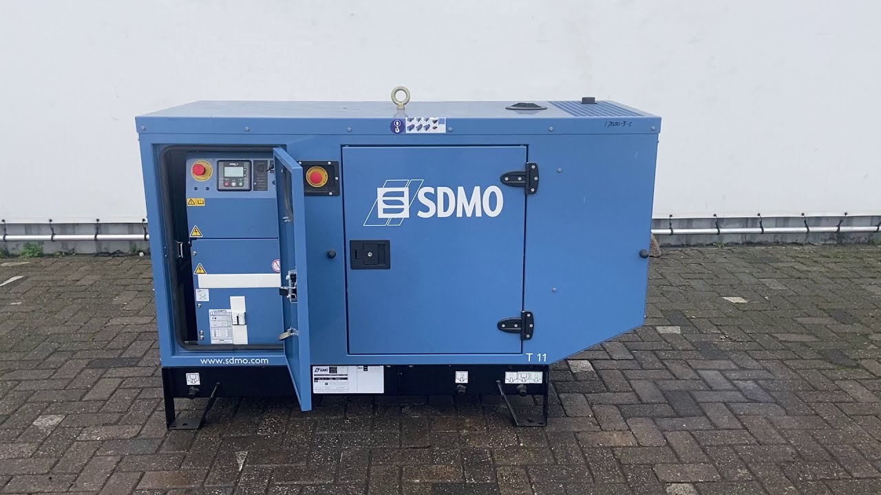 DPX Power: SDMO T11UM - 11 kVA Single Phase Generator Set - DPX-17050.1