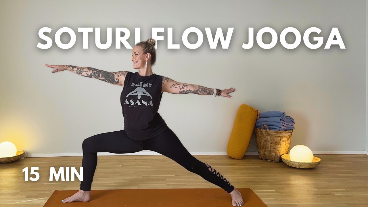 15 min - Soturi Flow Jooga - Vahvana Uuteen Päivään
