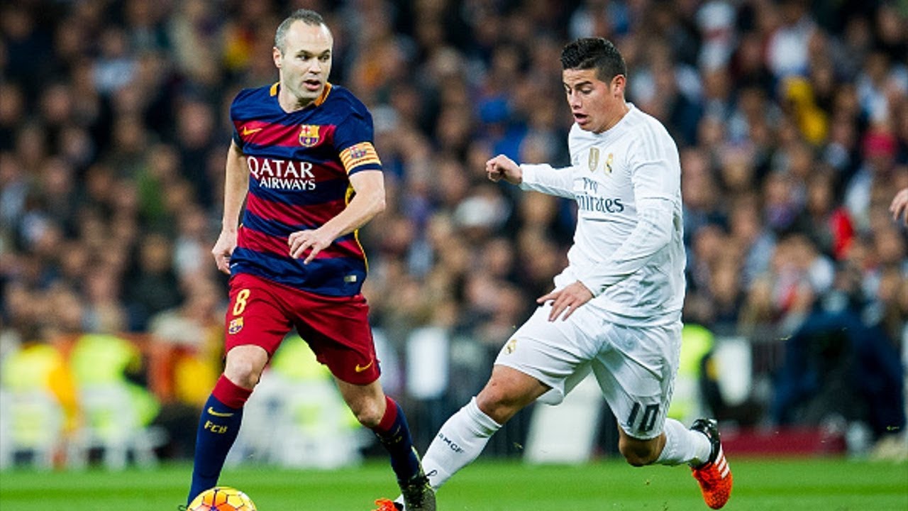 Andrés Iniesta vs. Real Madrid (H) • Spanish League 2015-2016 • 1-2 • HD