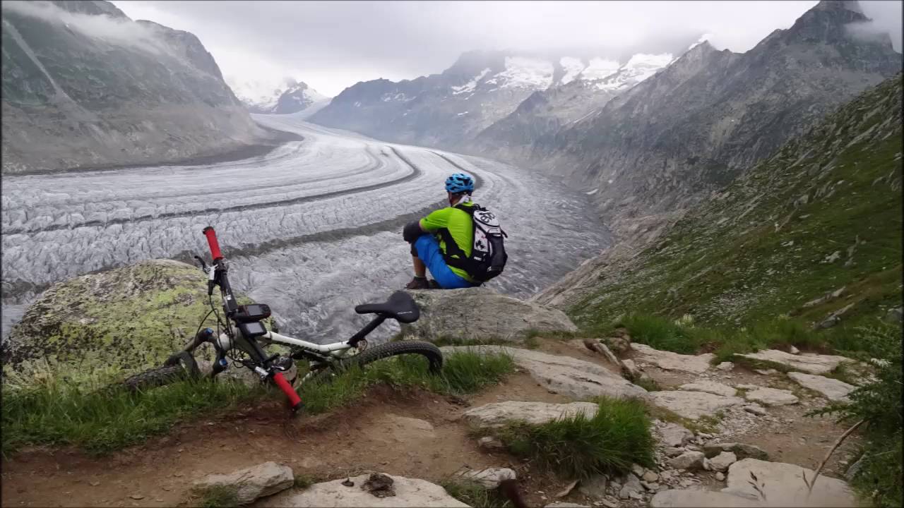 MTB Trailtour Wallis Tag 4 Aletschgletscher, Riederalp, Bettmeralp, Ried, Mörel, Brig
