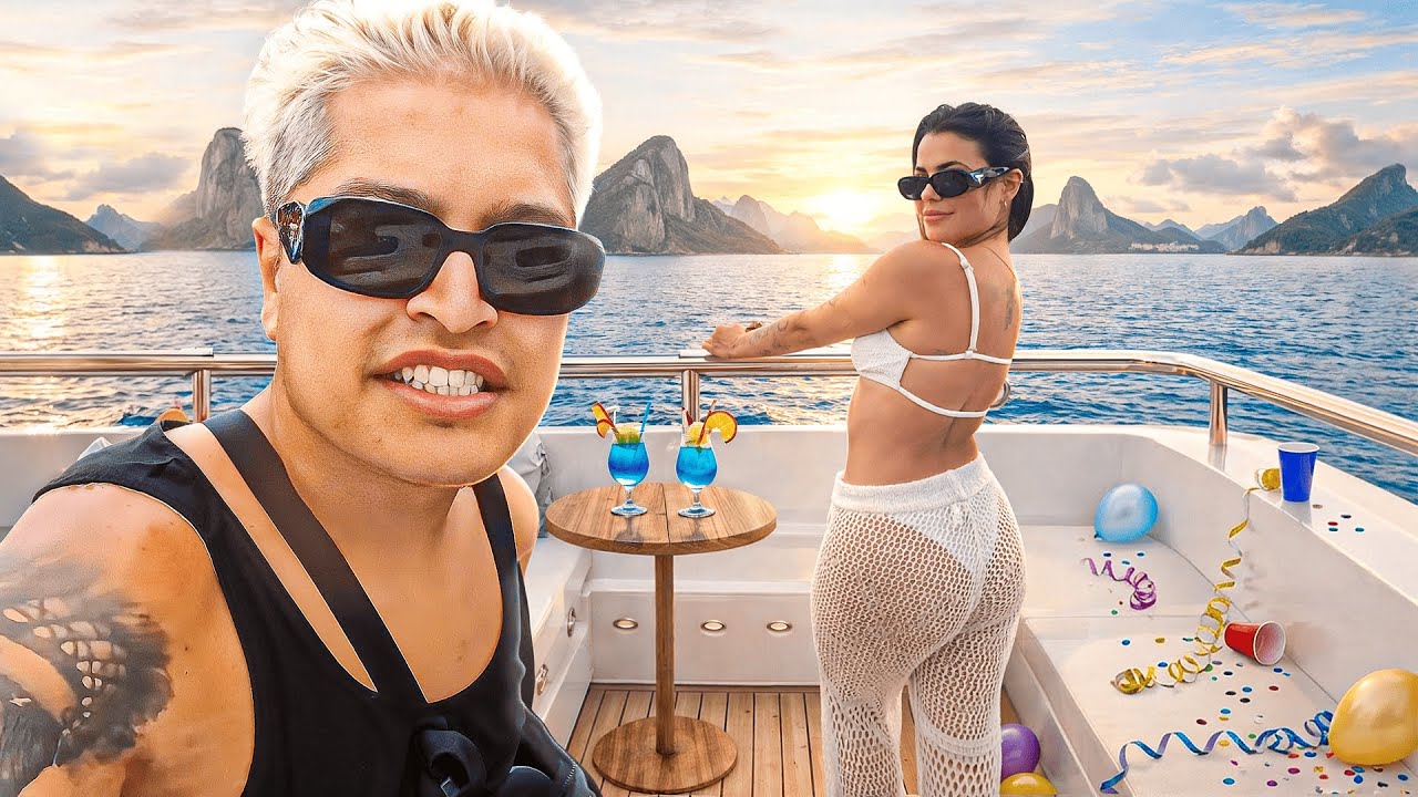Ich war das erste Mal auf einem Party Boot in Rio (es war verrückt) 🇧🇷
