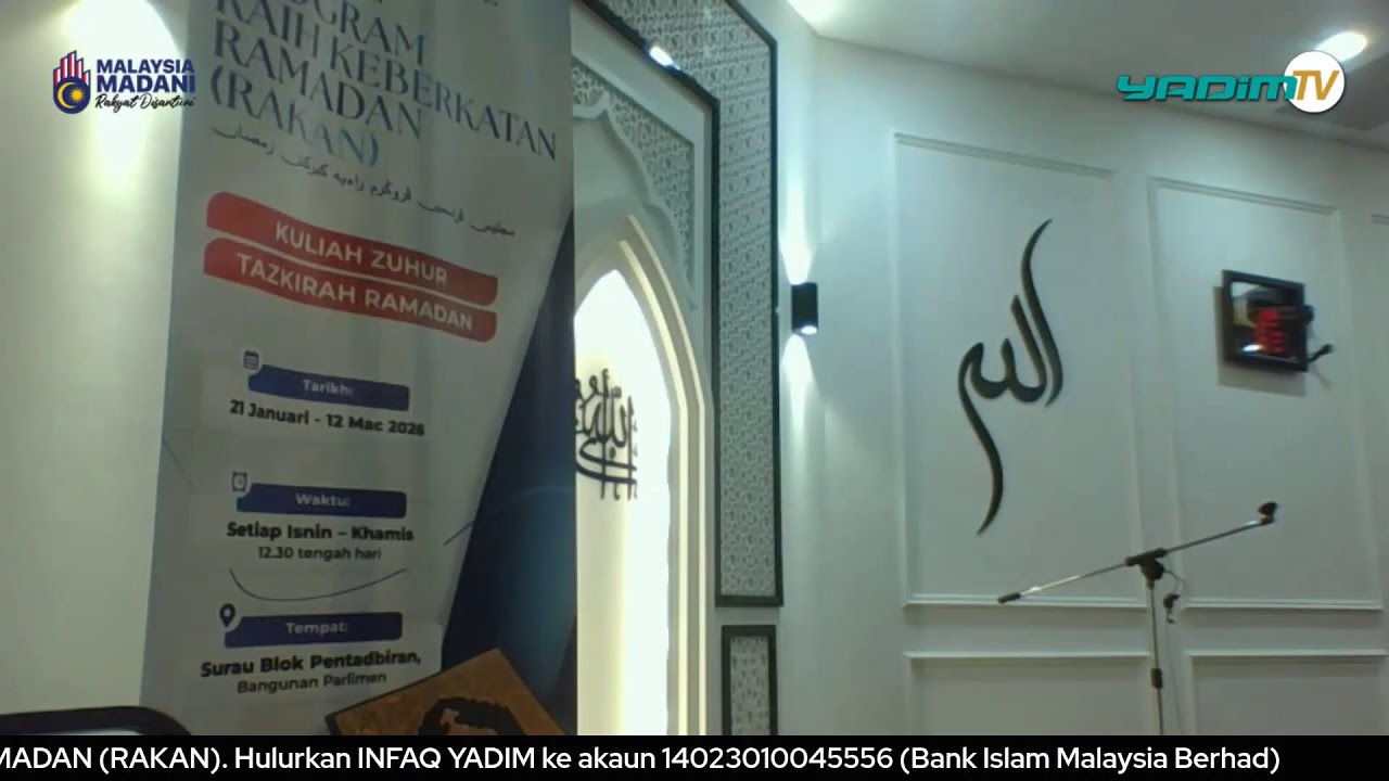 [LANGSUNG] SIRI 08 PROGRAM RAIH KEBERKATAN RAMADAN (RAKAN)