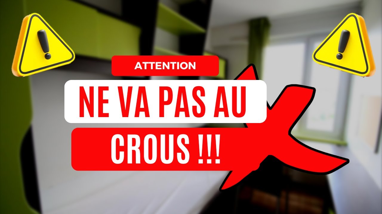 Les inconvénients de vivre dans 9m² [AU CROUS]