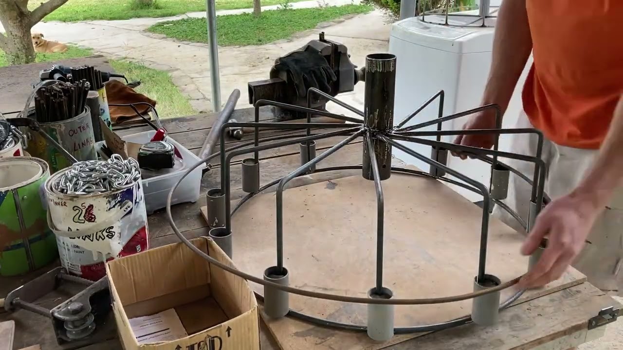 Making a Disc Golf Basket