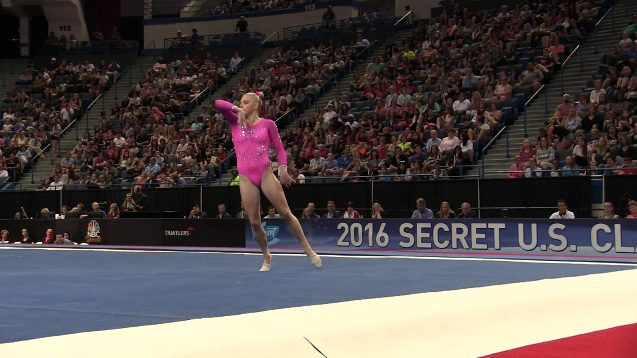 Alyssa Baumann - Floor Exercise - 2016 Secret U.S. Classic - Senior