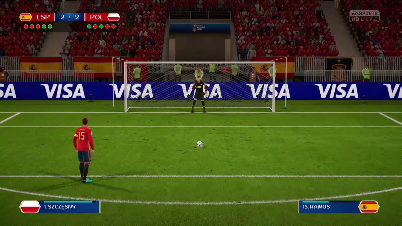 FIFA 18 WORLD CUP | Spanien - Polen [Elfmeterschießen] (Halbfinale)