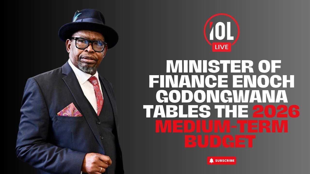 WATCH LIVE: Minister of Finance Enoch Godongwana tables the 2026 Medium-Term Budget