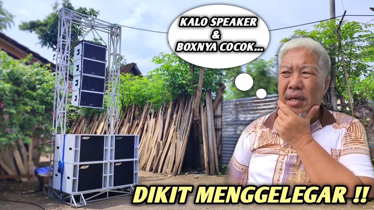 DIKIT MENGGELEGAR !! Terbukti Rekomendasi Dari Abah Aliong SPL Suara Sound Gantung HFS