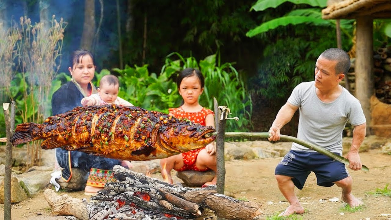 Dwarf Family Daily Life: Garden Makeover, Catfish Hunt & Joyful Harvest