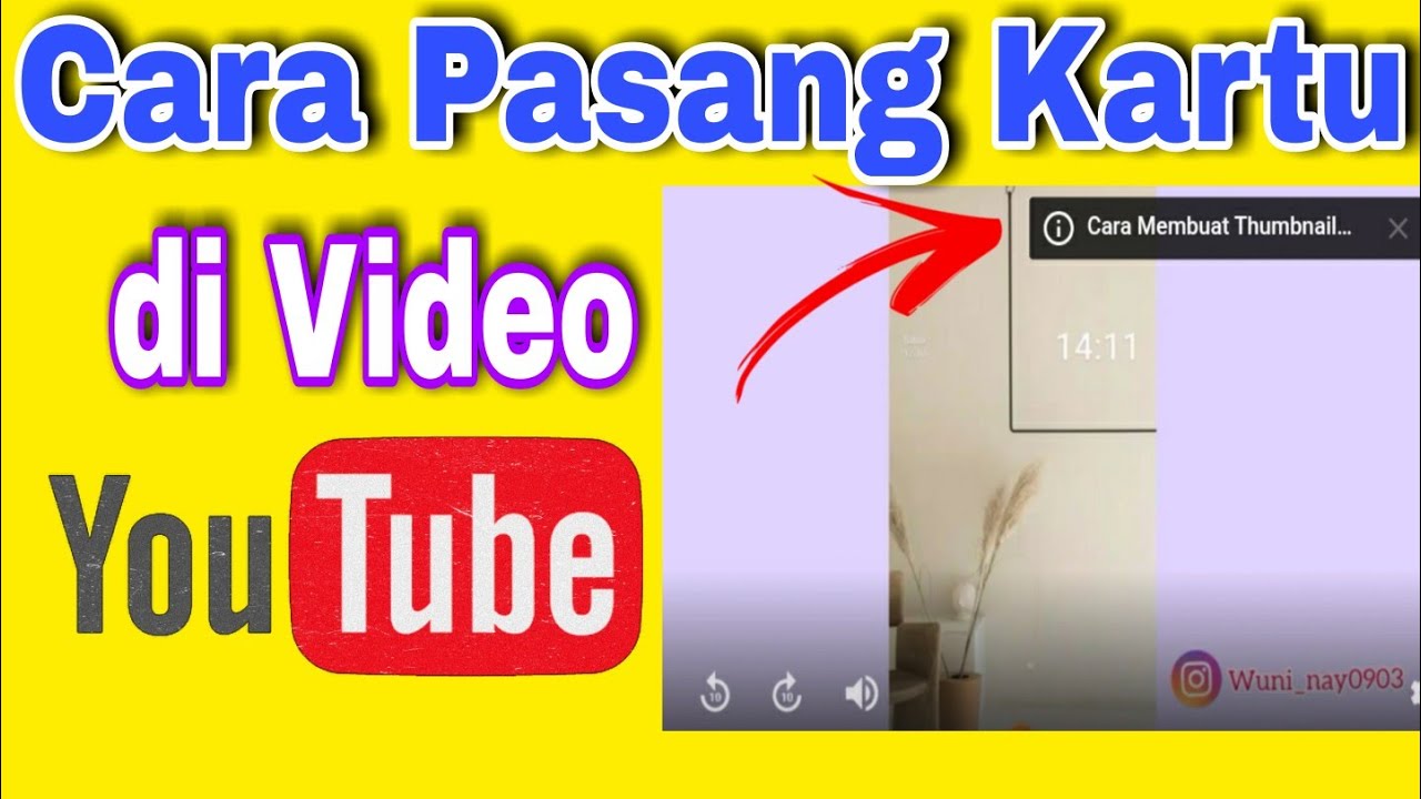 Cara Memasang Kartu Di Video Youtube atau (i) Card Youtube Terbaru 2021