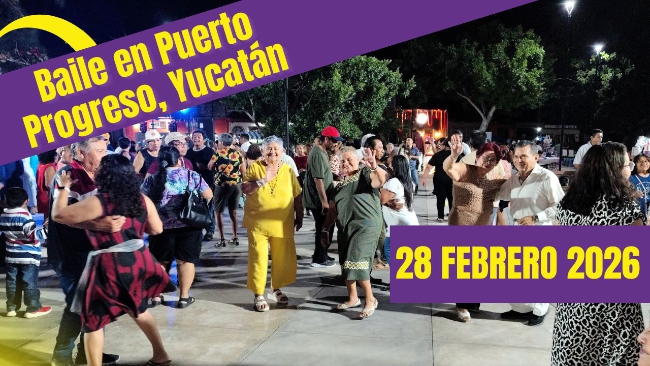 Baile en Puerto Progreso, Yucatán/ 28 de febrero 2026.