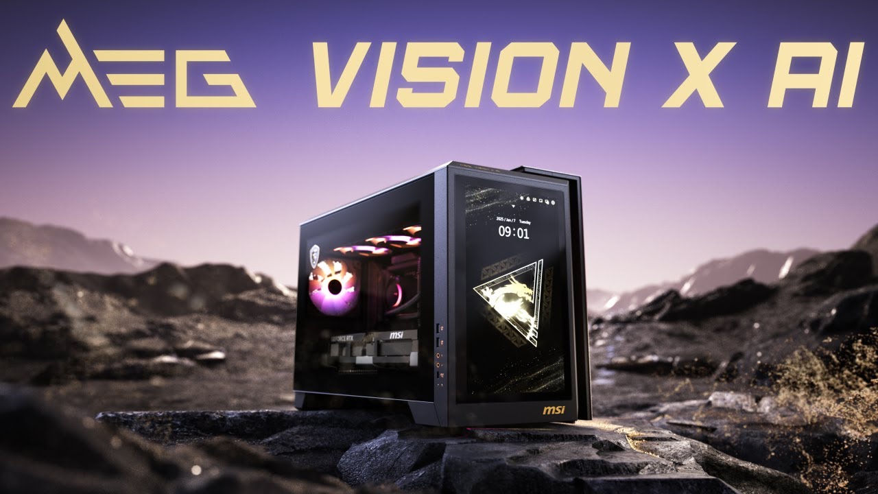 MEG Vision X AI - Tap Into AI | Gaming Desktop | Intel Core Ultra (Series 2) | MSI