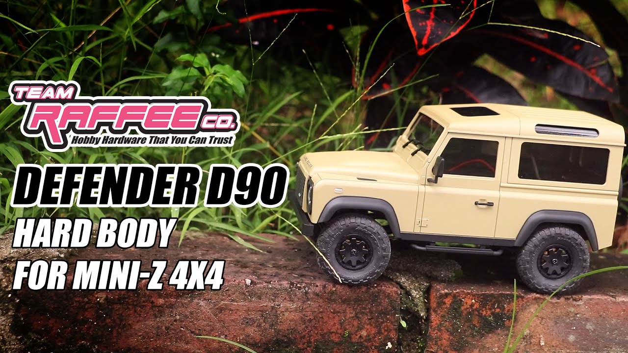 Team Raffee Co. Defender D90 2-Door Hard Body for Kyosho Mini-Z 4x4