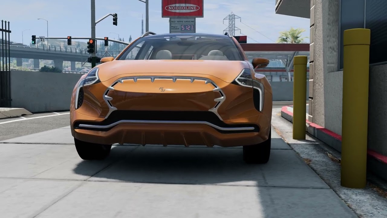 BeamNG.drive Freeroam: West Coast, USA - 2020 Cherrier Tograc E