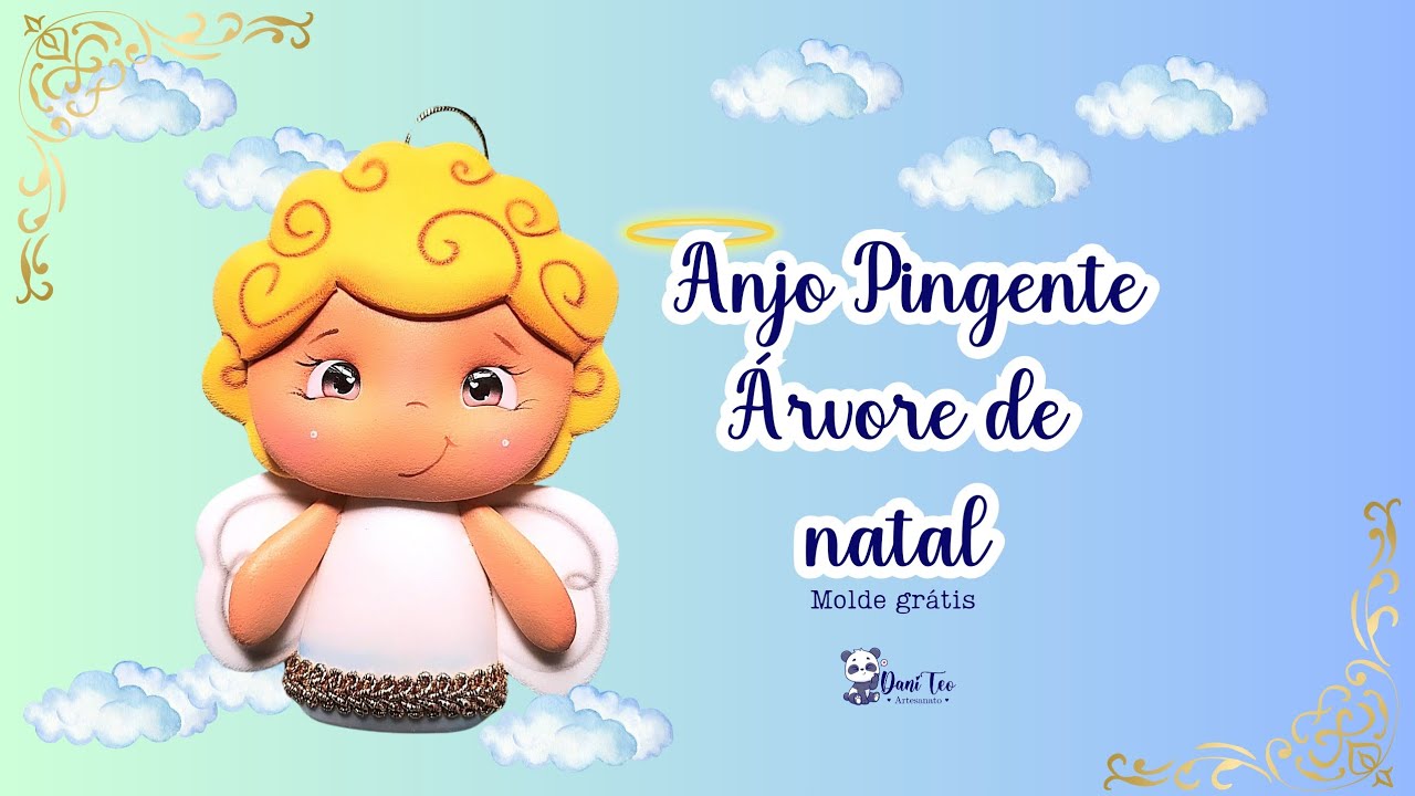 Pingente Anjinho de Natal