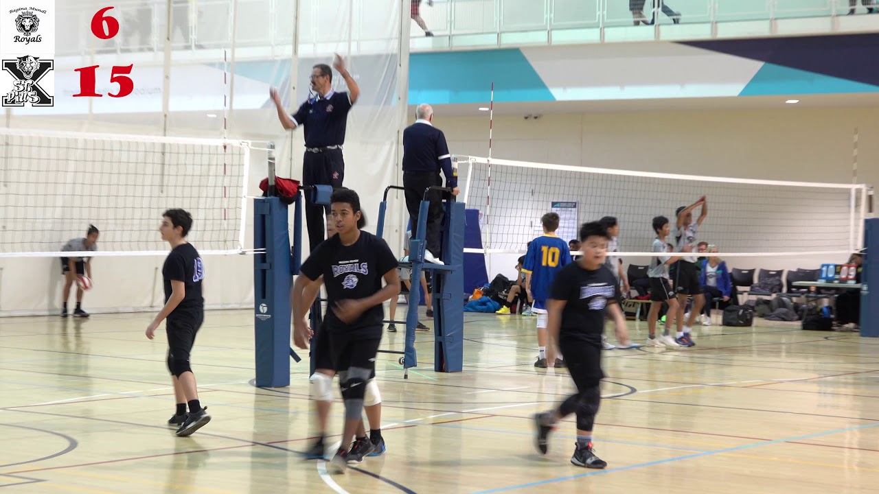 Grade 8 Boys Volleyball Championship Game 1