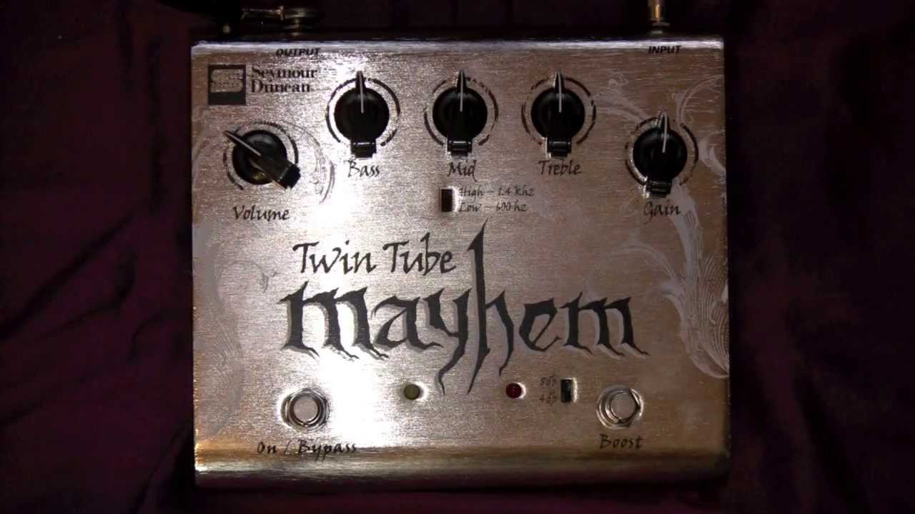 Seymour Duncan Twin Tube Mayhem Distortion Pedal Demo