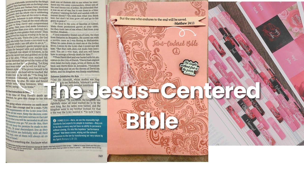 The Jesus-Centered Bible Look Through & Features 