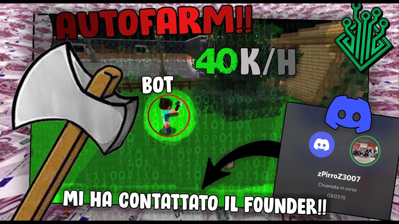 AUTOFARM BOSCAIOLO 14K/H. HO PARLATO CON IL FOUNDER zPirroZ3007!!! | TecnoCraft