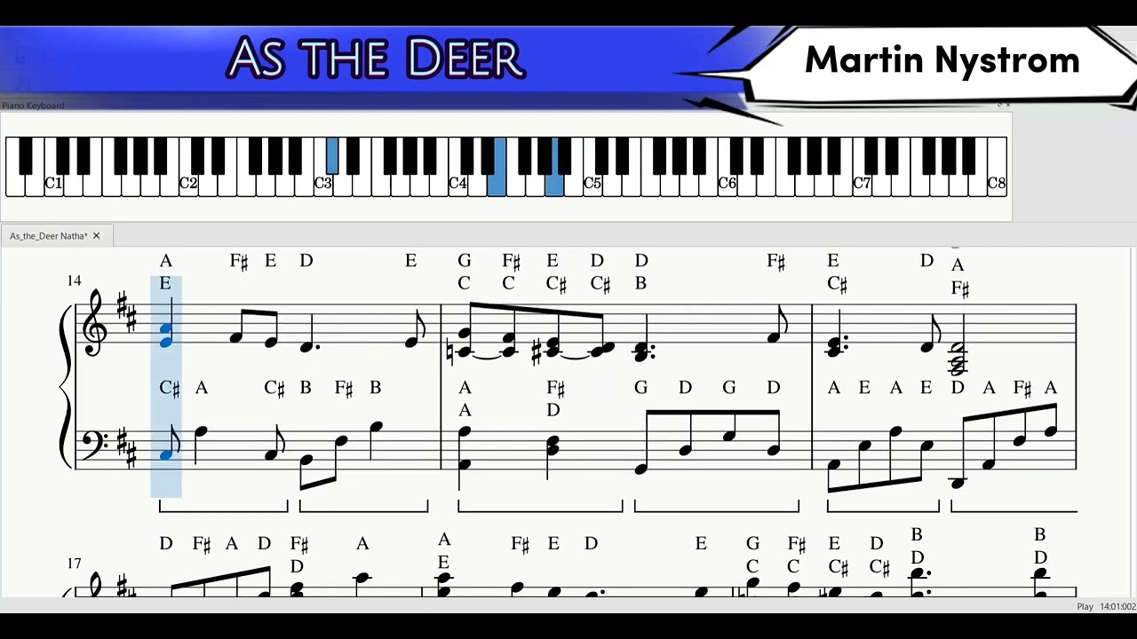 🌏 As the Deer (Martin Nystrom) #bmcthebest #pianotutorial #asthedeer