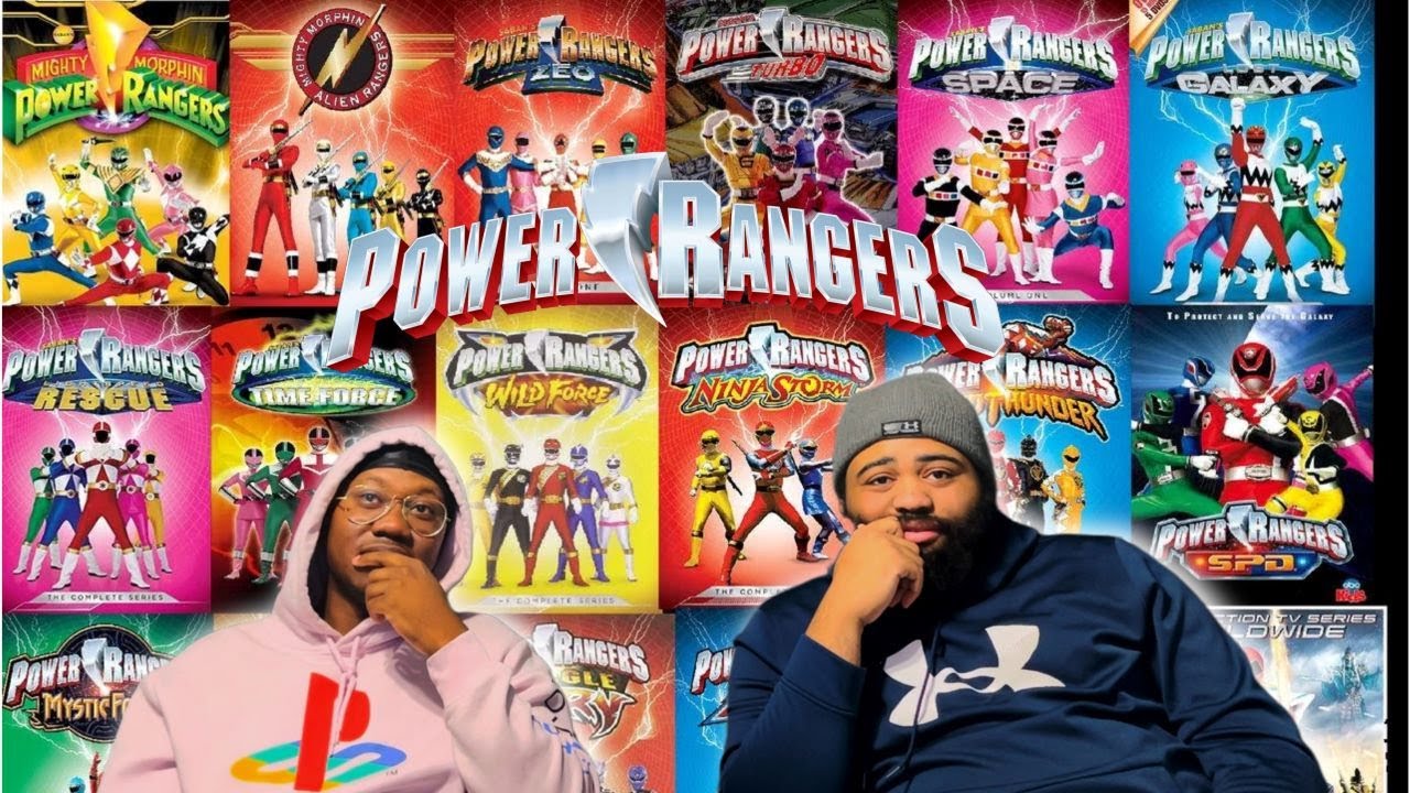 My Brother Reacts To  All Of The Power Rangers Themes Pt 1 reaction