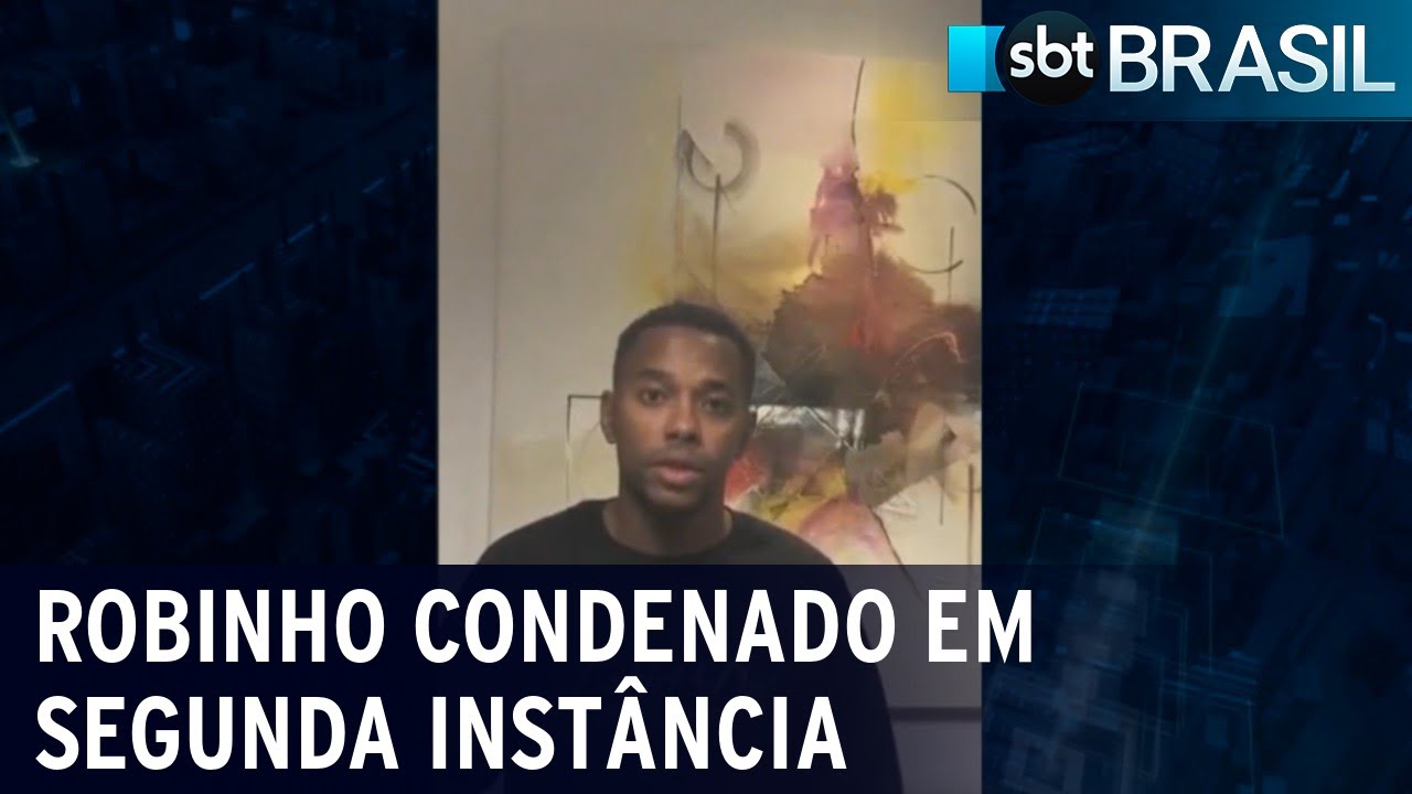 Robinho &eacute; condenado em segunda inst&acirc;ncia por estupro coletivo na It&aacute;lia | SBT Brasil (10/12/20)
