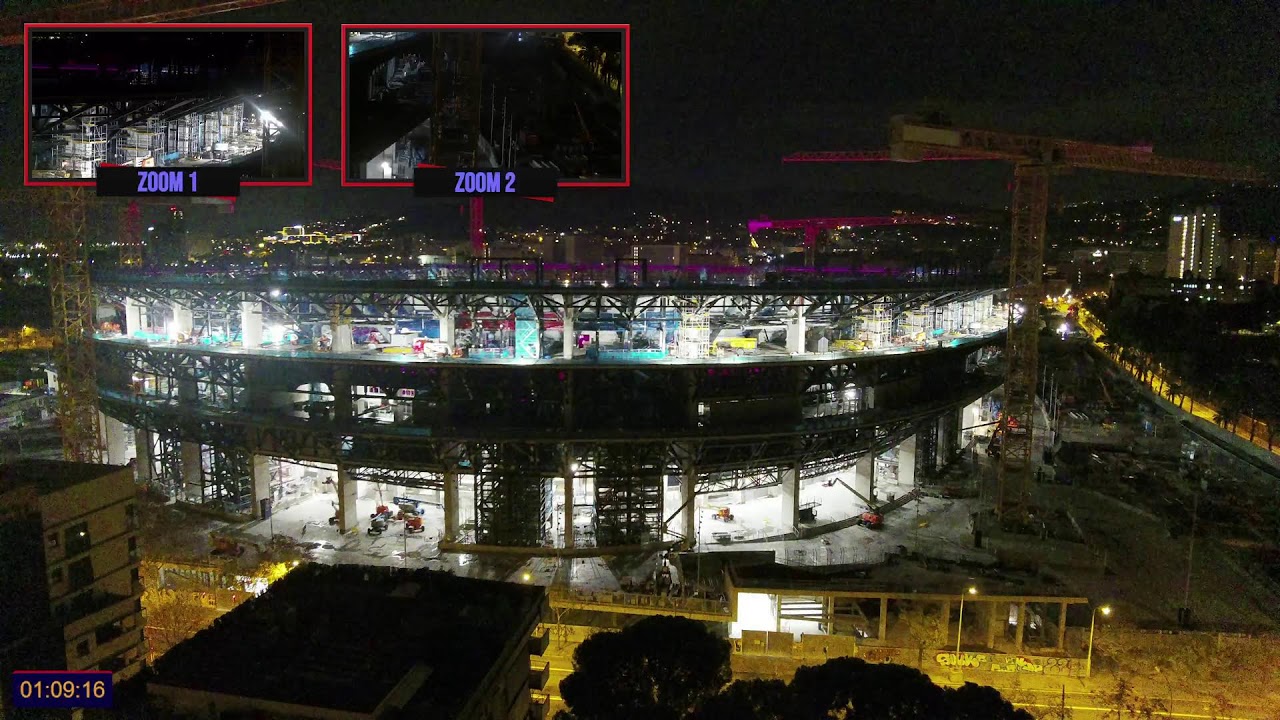 missi&oacute; en directe 4K! 28/12/25 de Las Obras del Camp Nou!