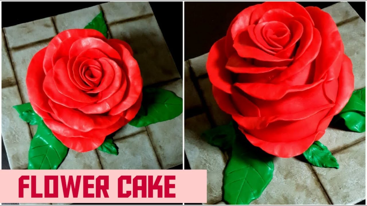3D Cake Tutorials : Ep 2 : Rose Cake